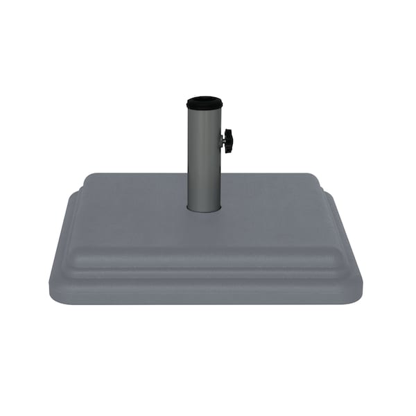 Prefilled Umbrella Stand Base for Patio Table, 40lbs., Grey